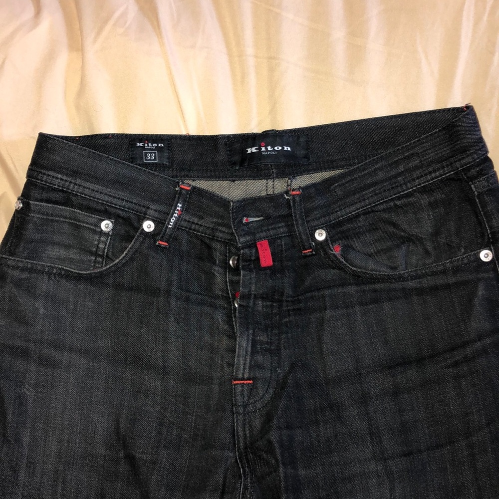 Black Italian designer jeans
